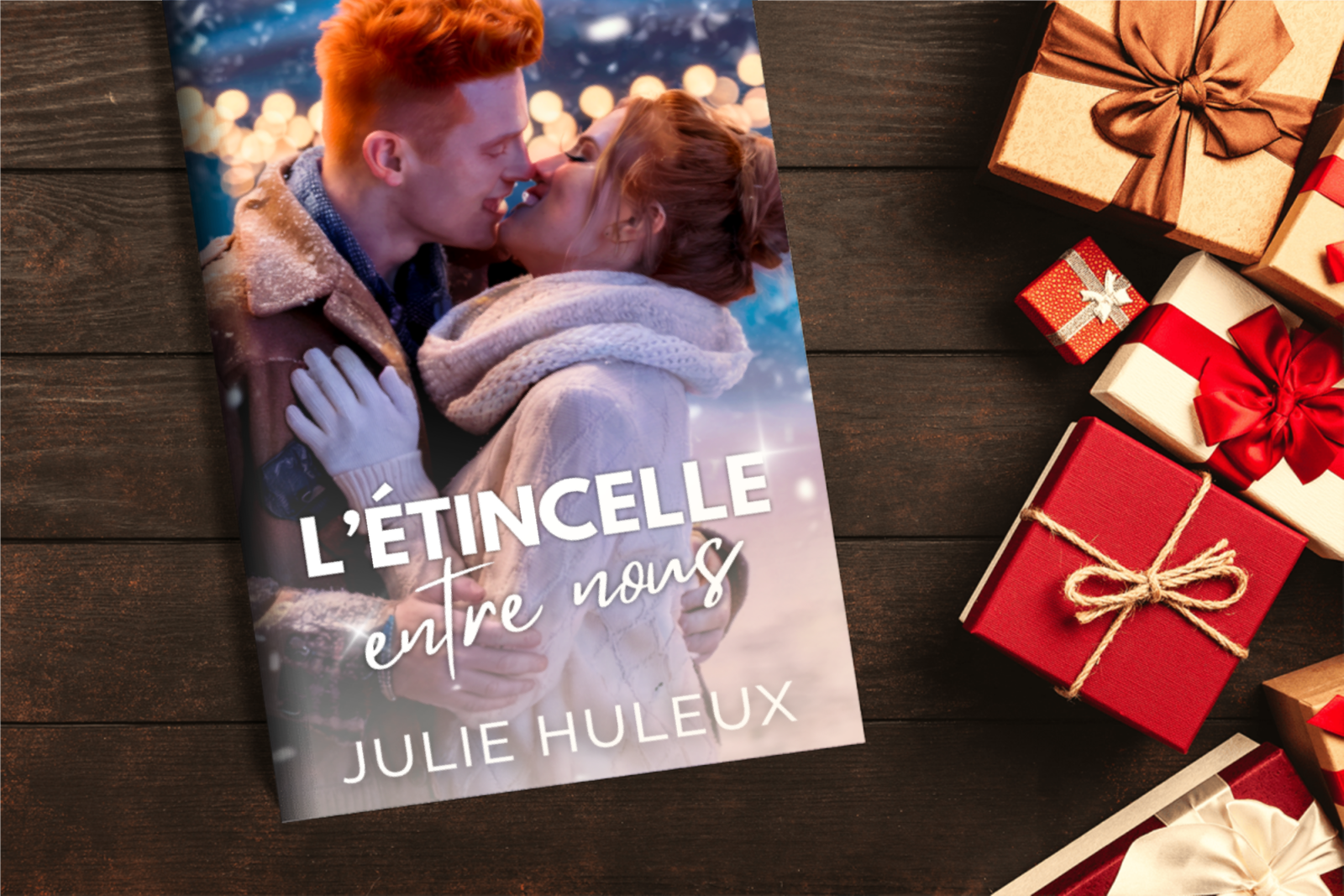 le livre de la novella de noël "l'étincelle entre nous"